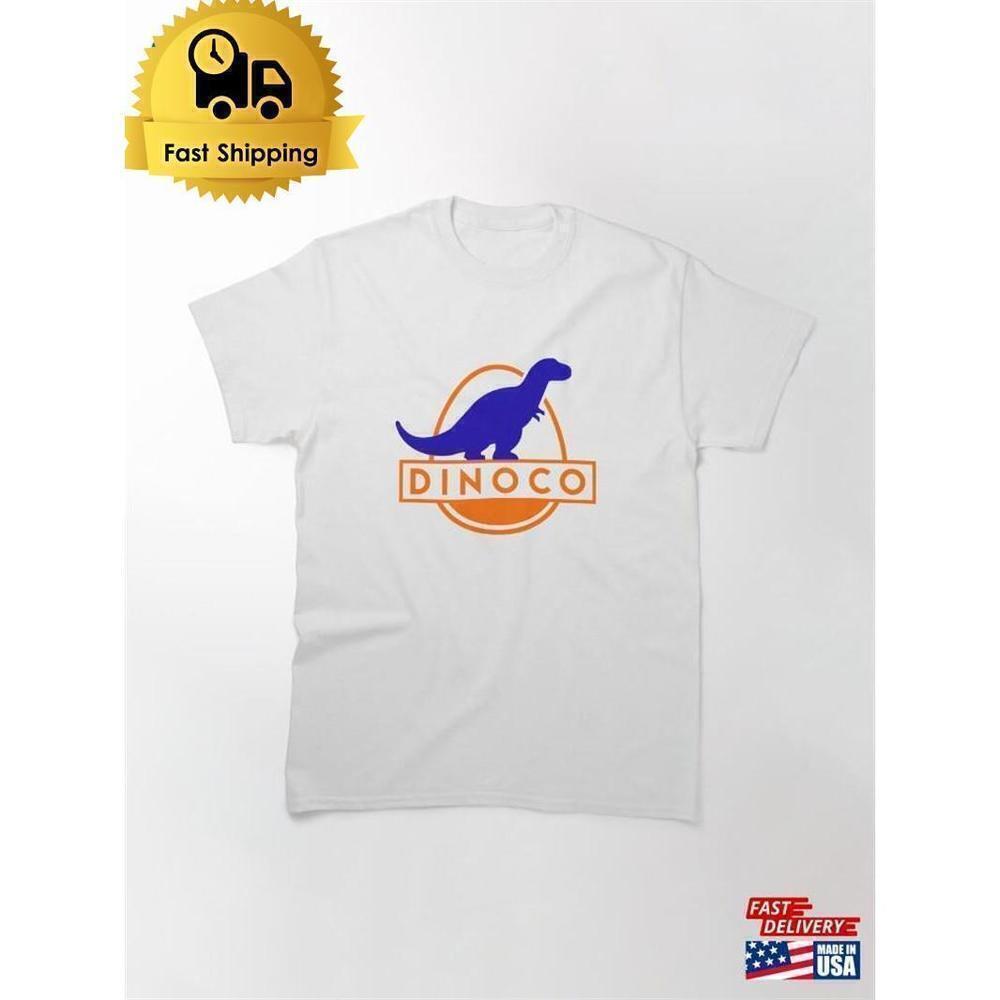 Dinoco Racing Logo Classic Cars Movie Fan Retro Graphic Gift T-Shirt